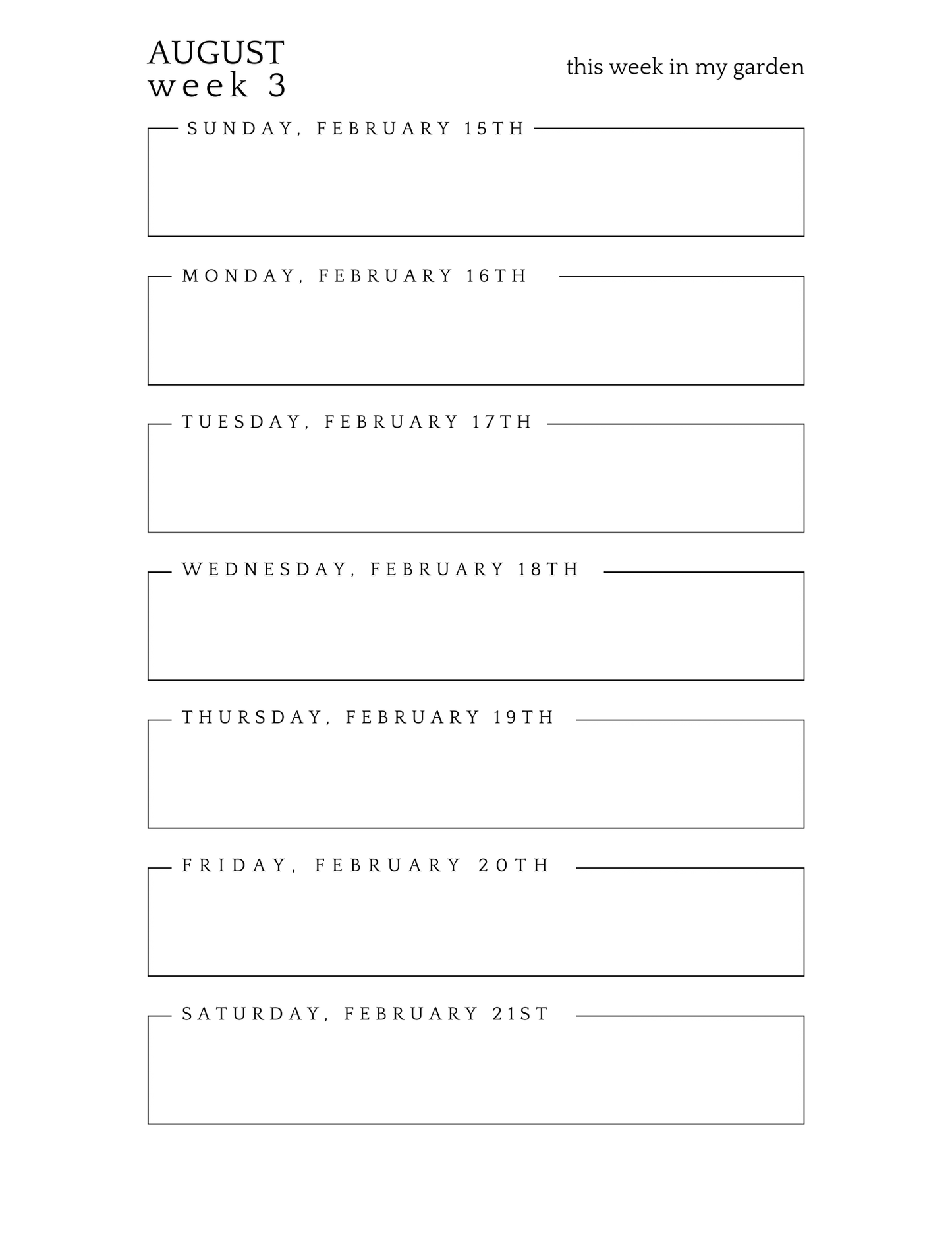 Wild Child Garden Journal -  Warm Season 2026