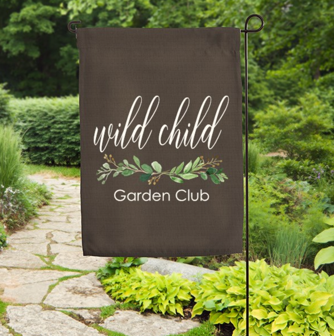 Wild Child Garden Flag
