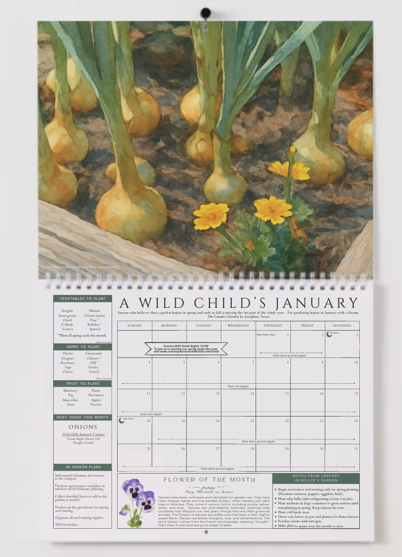 2026 Wild Child Wall Calendar